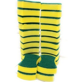 Kitchen Cleaning Sponges | Multipurpose Microfibre eco non-scratch for dish, scrub (24 pack)