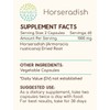 Horseradish 120 Capsules, 500 mg, Horseradish (Armoracia rusticana) Dried Root