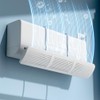Air Conditioner Wind Protection Cover, Direct Hit Wind, 180° Up