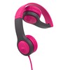 JLab JBuddies Folding Kids Wired Headphones Gen 2, Pink/Grey, Toddler