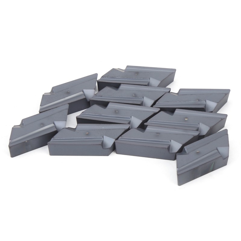 10Pcs CNC Insert Lathe Turning Tool Blade Cemented Carbide KNUX160405R‑11