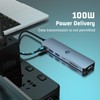 oditton USB C HUB, 7 in 1 Hub Adapter, HDMI