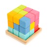 small foot 11346 3D Puzzle Cube Consisting of 7 Pieces,