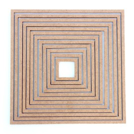 Macrame Square Paintable Wood MDF 12 Pieces, Flower Hoops Wreath Rings, Macrame Wall Hanging Crafts, DIY Wedding Wreath Decor, Dream Catcher