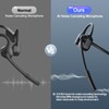 MAIRDI Open Ear Bone Conduction Headphones Bluetooth with Microphone Noise