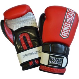 Ultima MiM-Foam Training Boxing Gloves (Red/Black/White, 18oz)