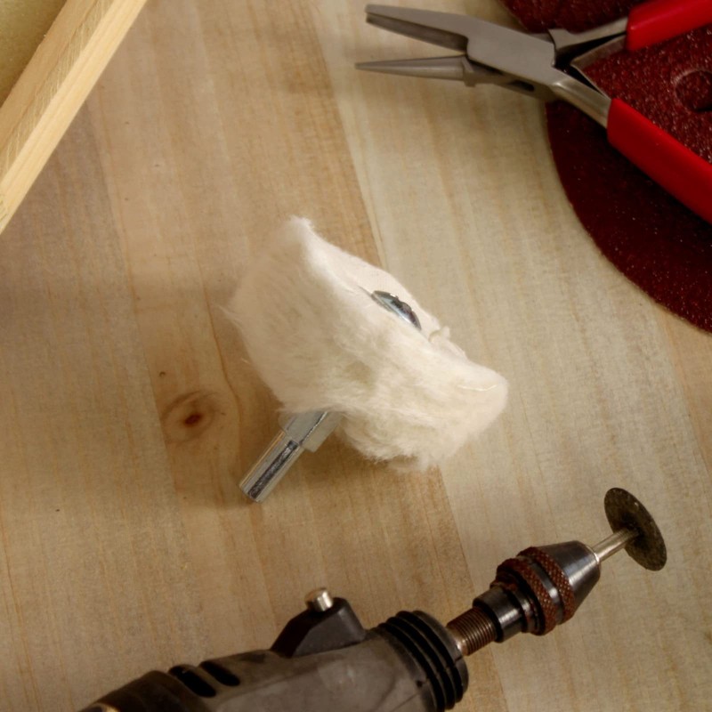 ToolTreaux Cloth Polishing Buffing Wheel for Drill 2 Inch Diameter