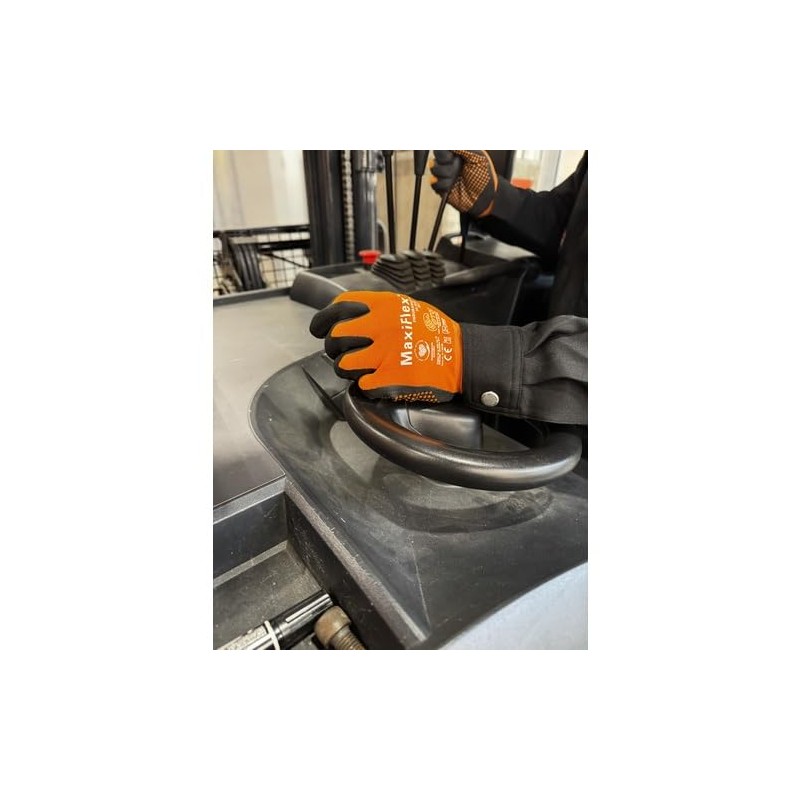 Advanced Technology Gloves 34-848 Maxiflex Endurance Nitrile Backless Gloves, Large