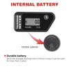 RileyFine RQ-HM016R Digital Hours Tachometer, Black