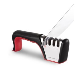 Brigii 4-in-1 Knife Sharpener, Kitchen Knife Accessories for Ceramic Knives, Steel Knives and Scissors, Aiding in Repair, Restoration, and Polishing of Blades