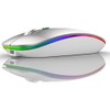 GADIRIA Wireless Optical Mouse 2.4GHz Bluetooth 5.0 Dual Mouse White