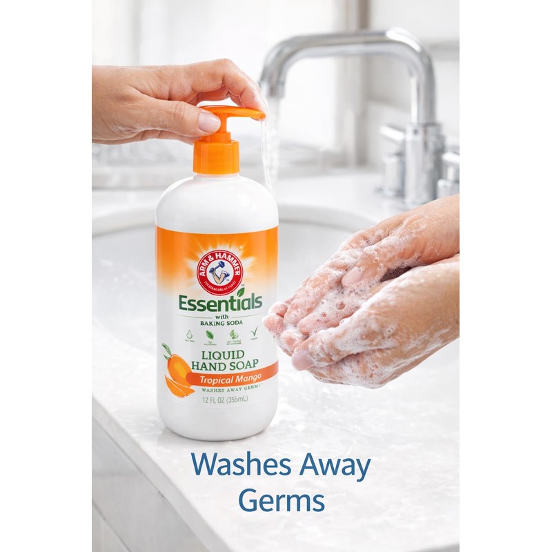 Arm & Hammer Essentials with Gentle Baking Soda, Liquid Hand