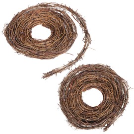 2 PCS Grapevine Garland - DIY Crafts Natural Grapevine Twig Vines, 15 Feet Vines Garland Wreaths for Wedding House Holiday Door Vase Wall Decor