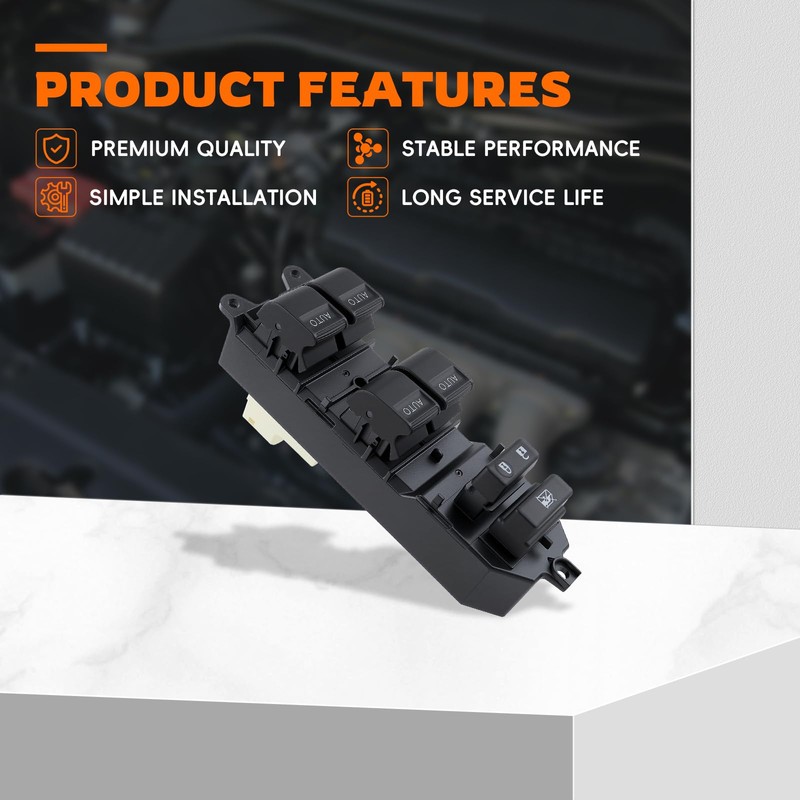 GoaMotors 84820-0R040 Front Left Driver Side Power Window Switch Compatible