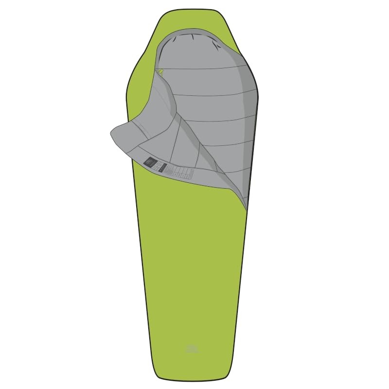 Highlander Mumienschlafsack Zeta 50 Lime 14°C - Grün