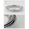 Camping Moon S397-23 Tableware, Camping Plate, Stainless Steel, φ9.3 inches