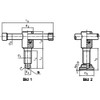 HALDER Toggle screws, DIN 6306 with loose toggle / without
