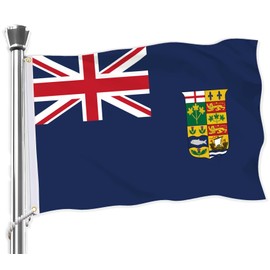 Old Canada(1907-1921) Blue Ensign Flag,3x5 FT Former Canadian Flag,36x60 Inch Large Digitial Double-Printed Durable 150D Thick Polyester Decorations with 2 Brass Grommet