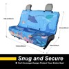 LoyaGour Back Seat Cover for Car Trucks Van SUV,Waterproof Rear