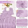 30 Pack Lavender Cheesecloth Table Runner 17 x 108 inch