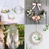 20Pcs Macrame Hoops Ring, BetterJonny 6 Inch Metal Craft Rings