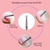 BITNBITH Inverted Tapered Cuticle Nail Drill Bit 3/32" Diamond Professional