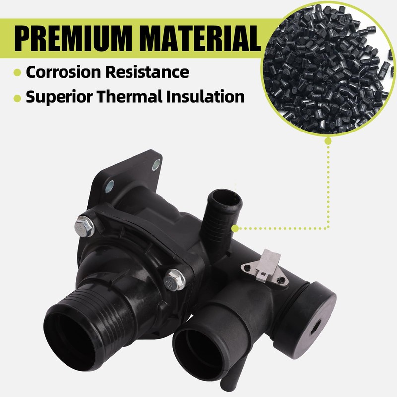 Engine Coolant Thermostat Housing Assembly Compatible with 2002 Ford Thunderbird