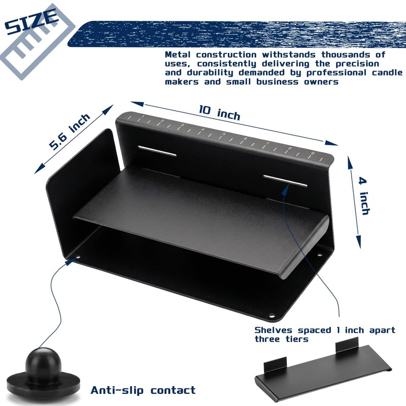 Label Positioning Shelf Candle Label Application Tool for Jars &