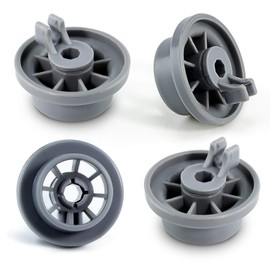 165314 Dishwasher Rack Wheels Fit for Bo-sch Ken-more Dishwasher Wheels Lower Rack-Replace 420198 AP2802428 PS3439123 423232 EAP3439123 PS8697067 PACK OF 4 by AMI PARTS