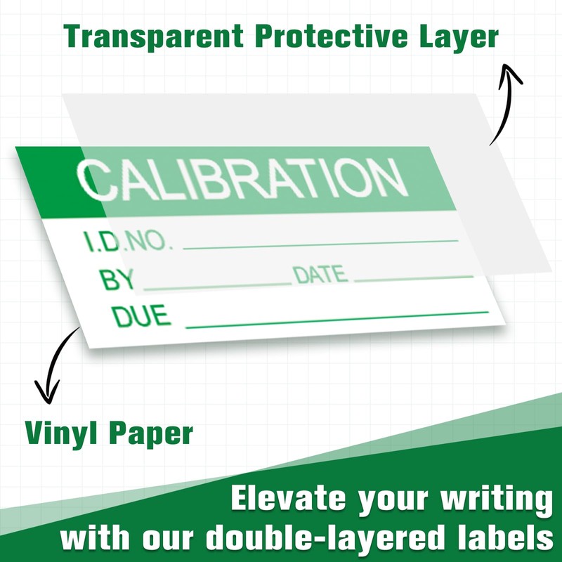 Harloon 210 Pcs Mini Self Laminating Calibration Labels 0.5" x