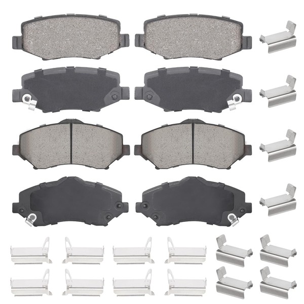 Front & Rear Ceramic Brake Pads Set for Jeep Liberty