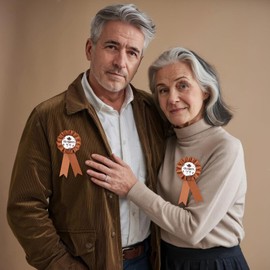 Diartpaint Cowboy Baby Shower New Grandparents Pins, Western Cowboy Grandpa Grandma to Be Tinplate Badge Pins Rodeo Theme Baby Shower Buttons, Wild West Baby Shower Decorations Supplies