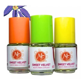 Mc Nails Pack De 3 Sweet Velvet Aceite Cutícula 15ml. Uñas. Mc Nails