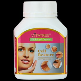 VITATREE Cell Restore 100 Softgel Capsules (Expiry 04/2026)