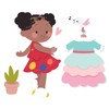 Bonikka Tikiri Toys Kessie Fabric Baby Doll with Dark Skin