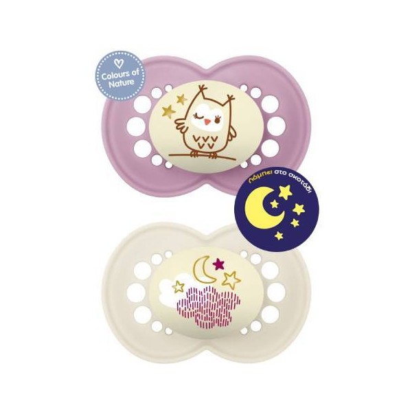 MAM Original Night Forest for Girl 6-16 Months, 2pcs (Code: