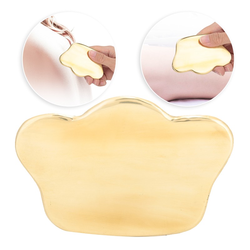 Pure Copper Body SPA Massage Tool Gua Sha Board Acupuncture