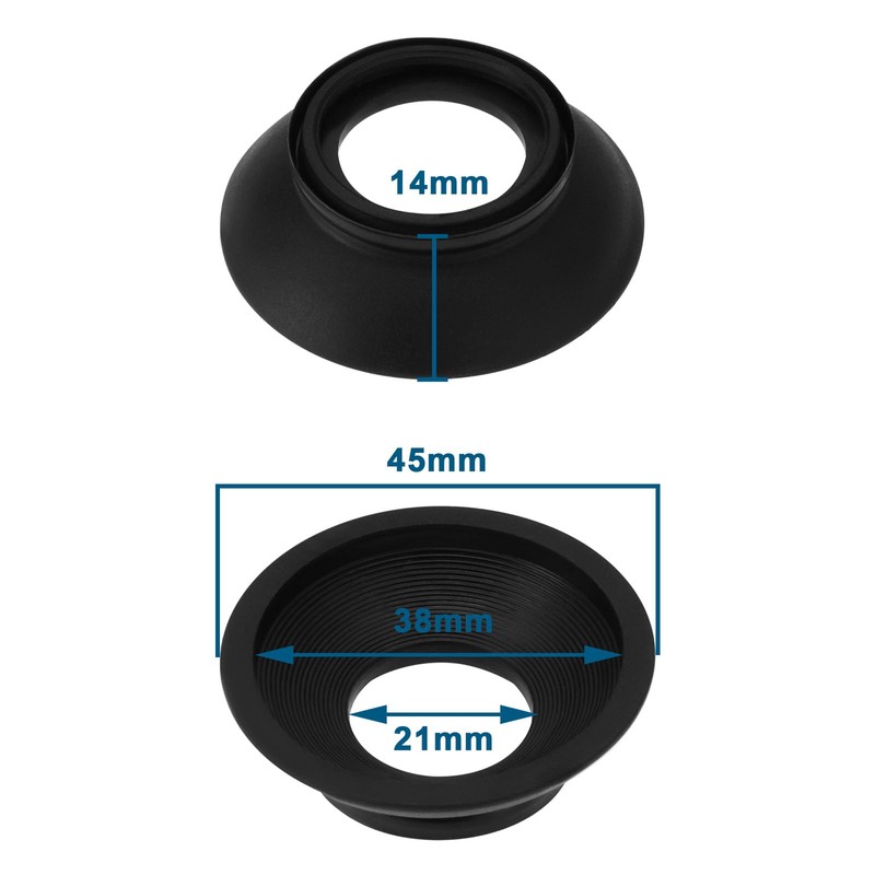 SG Store Pack of 2 DK-19 Rubber Replacement Eyepiece Eyecup