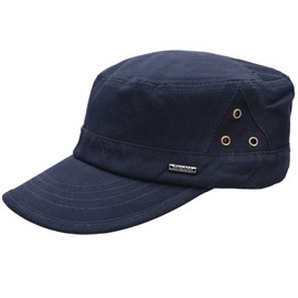 Leoodo Men’s, Women’s Military Army Style Cap Made Of Cotton, Adjustable Sun Cap for Hiking and Sports - navy
