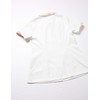 Laura Ashley LW803-12 Women's Nurse Jacket, off white/america pink