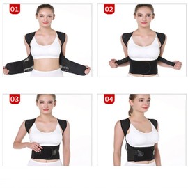 JINGSHUBO Posture Corrector Back for Men and Women, Back Posture Corrector, Lumbar Support, Adjustable Back Pose Corrector