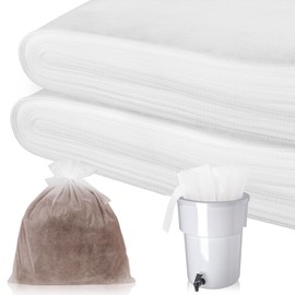 50 Piese Cold Brew Coffee Filters with Drawstring, 20" X 20" Commercial Cold Brew Bags for Commercial Model Cold Brew Coffee Makers and 5 Gallon Commercial Systems, Brew Up To 5 LBS Coffee