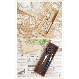 Paper Box, Cutlery Case, Brown, CH-410DBR