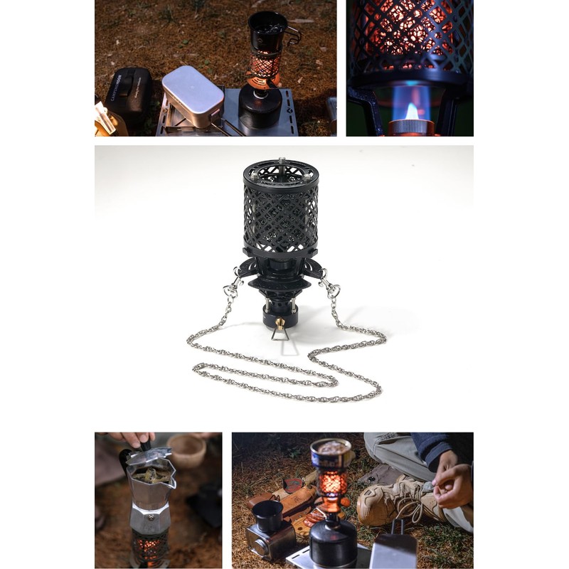 CAMPINGMOON Gas Heater Propane Isobutane for Camping Outdoor T-HEATER GASWARE