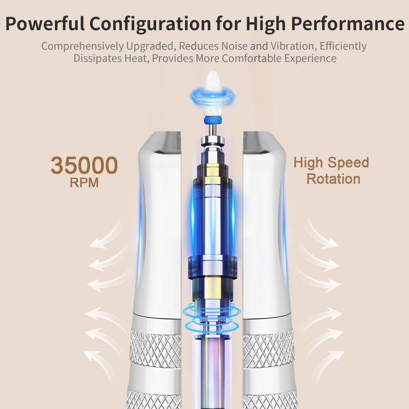 Enniewi Nail Cutter 35000RPM 028U4 Pink