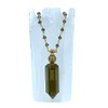 MINERALIST Collection, Smoky Quartz Point Bottle with Beaded Chain, 32",