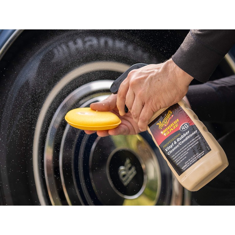 Meguiar's Professional Vinyl and Rubber Cleaner Conditioner M4016 - Pro-Grade