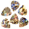 Celluloid Abalone Guitar Or Bass Pick - 0.96 mm Heavy
