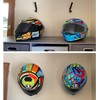 AUXPhome 2 Pack Motorcycle Helmet Hook Multi-Purpose Jacket Hanger Keys