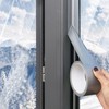 Door Window Gap Sealer Draft-Proofing Tape Wind Blocker White 5ea